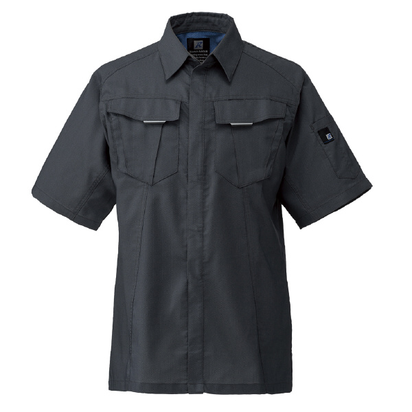 日新被服（株） 半袖シャツ SR2531-54 半袖シャツ SR2531-54-5L ｼｯｸﾌﾞﾗｯｸ