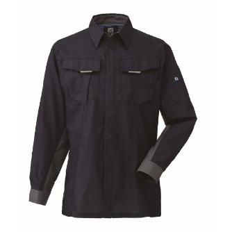 日新被服（株） 長袖シャツ SR2541-02 長袖シャツ SR2541-02-SS ﾈｲﾋﾞｰ