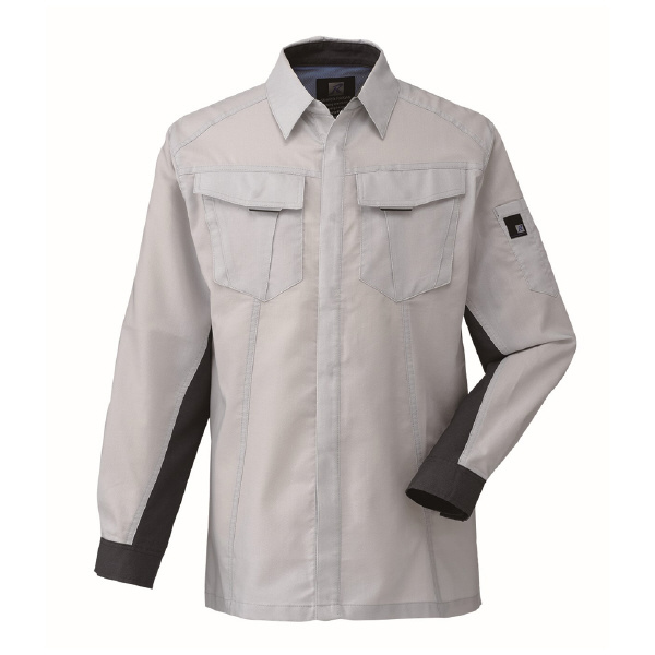 日新被服（株） 長袖シャツ SR2541-40 長袖シャツ SR2541-40-5L ｼﾙﾊﾞｰ