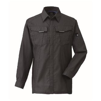 日新被服（株） 長袖シャツ SR2541-54 長袖シャツ SR2541-54-5L ｼｯｸﾌﾞﾗｯｸ