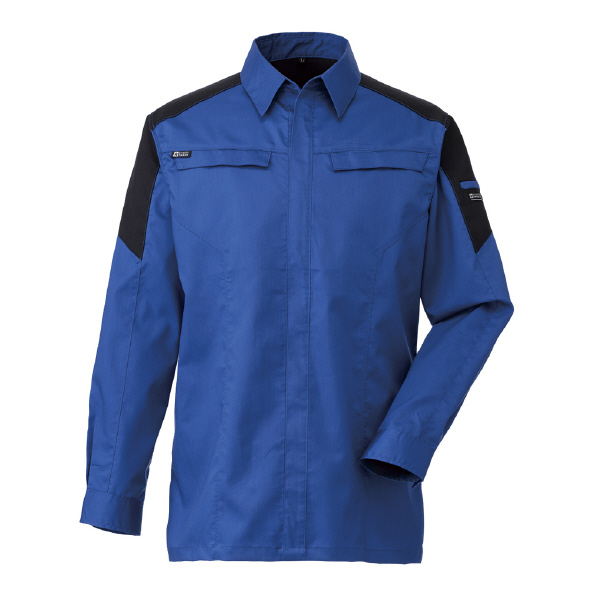 日新被服（株） 長袖シャツ SR2641-30 長袖シャツ SR2641-30-5L ﾌﾞﾙｰ