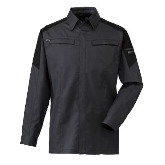 日新被服（株） 長袖シャツ SR2641-54 長袖シャツ SR2641-54-5L ｼｯｸﾌﾞﾗｯｸ