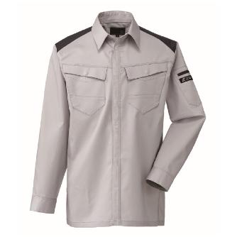 日新被服（株） 長袖シャツ SR2643-40 長袖シャツ SR2643-40-5L ｼﾙﾊﾞｰ