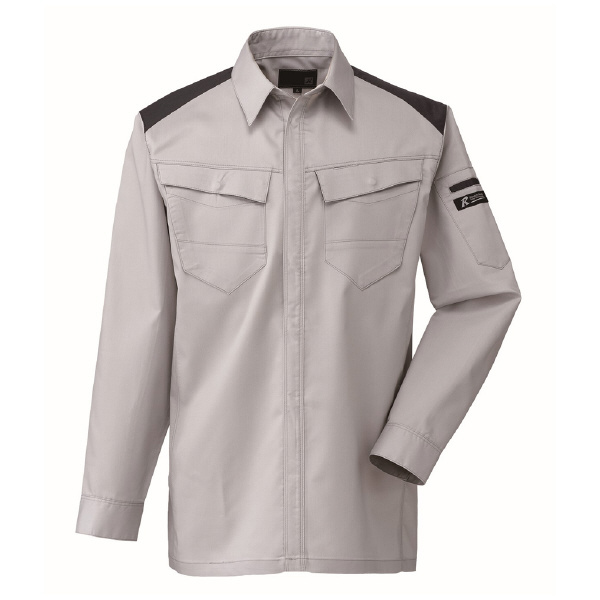日新被服（株） 長袖シャツ SR2643-40 長袖シャツ SR2643-40-5L ｼﾙﾊﾞｰ