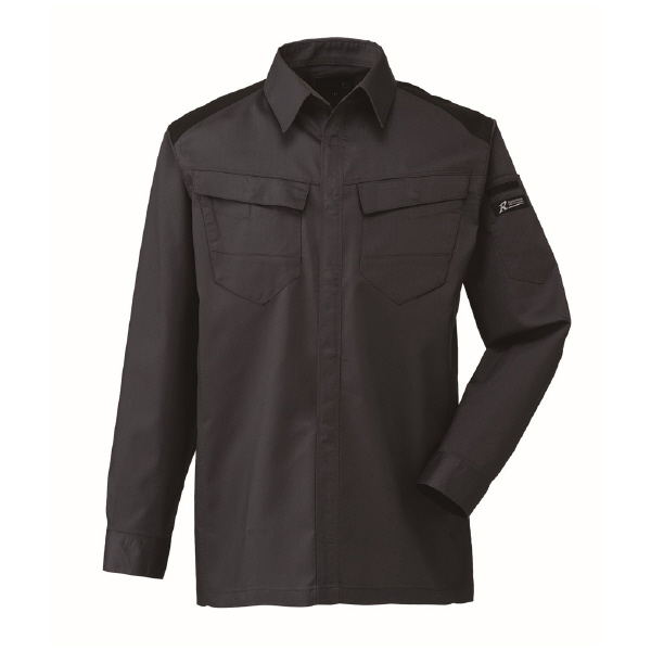 日新被服（株） 長袖シャツ SR2643-54 長袖シャツ SR2643-54-5L ｼｯｸﾌﾞﾗｯｸ