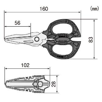 （株）エンジニア 鉄腕ハサミGT PH 鉄腕ハサミＧＴ PH-55G