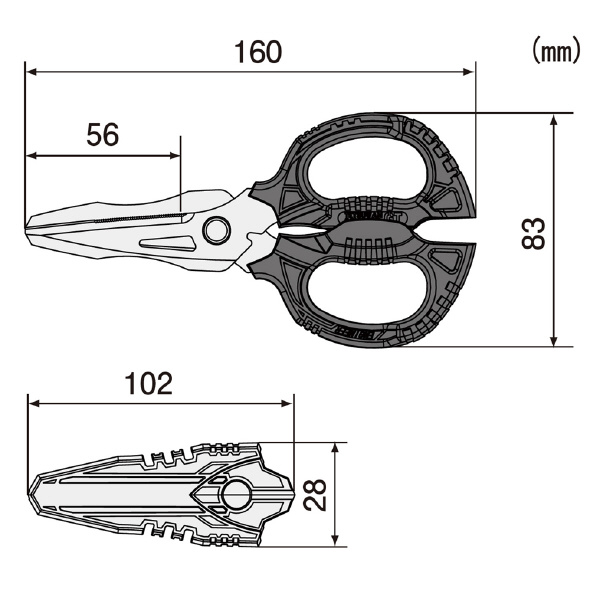 （株）エンジニア 鉄腕ハサミGT PH 鉄腕ハサミＧＴ PH-55P