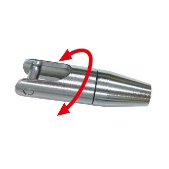 ミノル工業（株） ロープ用フック P ロープ用フック（より戻し付き） P-4199