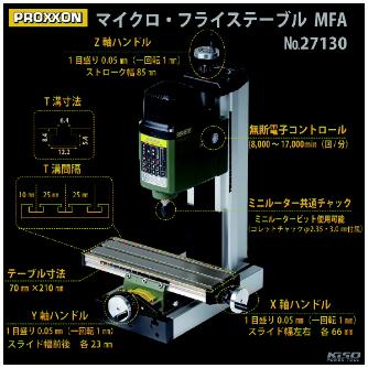 （株）キソパワーツール マイクロ・フライステーブル 27130 マイクロ・フライステーブル 27130