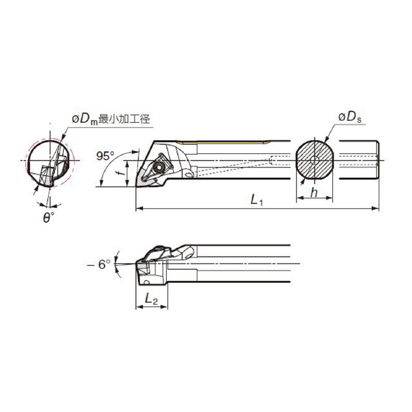 住友電気工業（株） SEC－ボーリングバイト D-DWLN ＳＥＣ－ボーリングバイト D25T-DWLNR0804-32