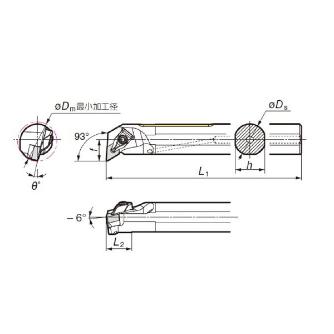 住友電気工業（株） SEC－ボーリングバイト D-DDUN ＳＥＣ－ボーリングバイト D40U-DDUNR1506-50