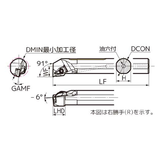 住友電気工業（株） SEC－ボーリングバイト D-DTFN ＳＥＣ－ボーリングバイト D40U-DTFNL1604-50