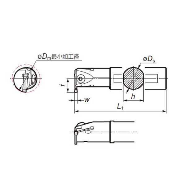 住友電気工業（株） SEC－溝入れバイト ホルダ GNDI ＳＥＣ－溝入れバイト　ホルダ GNDIL2532-T206