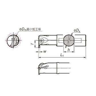 住友電気工業（株） SEC－溝入れバイト ホルダ GNDI ＳＥＣ－溝入れバイト　ホルダ GNDIL3240-T210