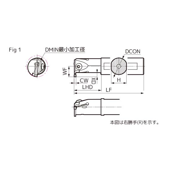住友電気工業（株） SEC－溝入れバイト ホルダ GNDI ＳＥＣ－溝入れバイト　ホルダ GNDIL3240-T210