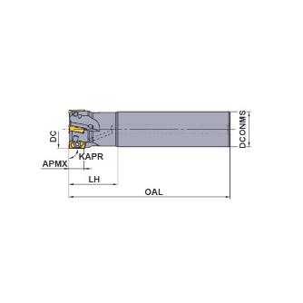 三菱マテリアル（株） 多機能肩削り用カッタ(本体) RS0112 多機能肩削り用カッタ（本体） RS0112-1802S16SR