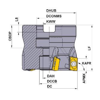 三菱マテリアル（株） 多機能肩削り用カッタ(本体) RS0112 多機能肩削り用カッタ（本体） RS0112-06309AR