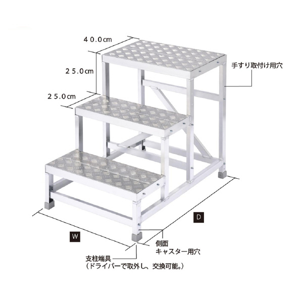 長谷川工業（株） ライトステップ(縞板タイプ) DBGS ライトステップ（縞板タイプ） DBGS5-84125a