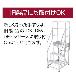 長谷川工業（株） ライトステップ用片側手すり DBG-TS ライトステップ用片側手すり DBG4-6410a-TS