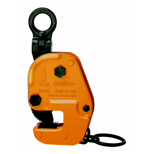 （株）スーパーツール 横吊クランプ(ロックハンドル式自在シャックルタイプ・細目仕様) GVC-EN ヨコ吊クランプ（ロックハンドル式自在 GVC1ENRF