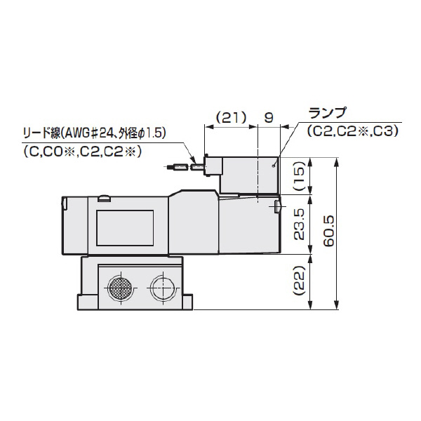 ＣＫＤ（株） セレックスバルブ 4KB セレックスバルブ 4KB119-00-C1-DC24V