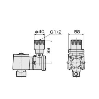 ＣＫＤ（株） 防爆形2ポート電磁弁 AB41E4-03 防爆形２ポート電磁弁 AB41E4-03-3-F3L-AC200V