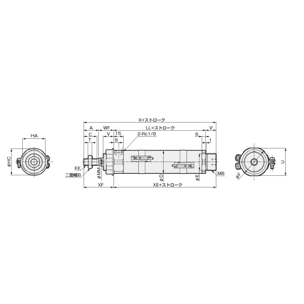 ＣＫＤ（株） マイクロシリンダ CMA2 マイクロシリンダ CMA2-00-30-50-M