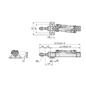 ＣＫＤ（株） ペンシルシリンダ SCPD3 ペンシルシリンダ SCPD3-L-LS-16-15-O