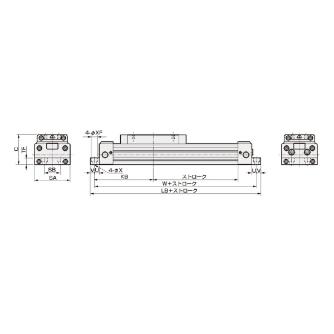 ＣＫＤ（株） スーパーロッドレスシリンダ SRL3 スーパーロッドレスシリンダ SRL3-LB-25B-800-AY