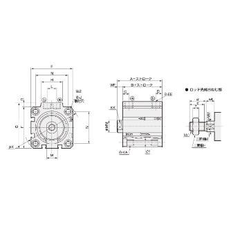 ＣＫＤ（株） エアーシリンダー SSD エアーシリンダー SSD-KL-32-175-N