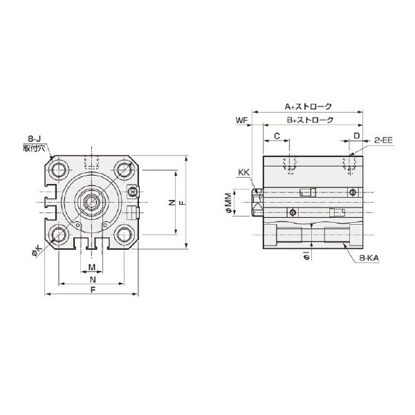 ＣＫＤ（株） エアーシリンダー SSD エアーシリンダー SSD-L-20-10-N