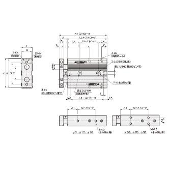 ＣＫＤ（株） スーパーツインロッドシリンダ STR2 スーパーツインロッドシリンダ STR2-M-25-40-K3YH3-D