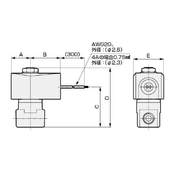 ＣＫＤ（株） 直動式2ポート電磁弁 AB41 直動式２ポート電磁弁 AB41-02-7-R3AS-DC24V