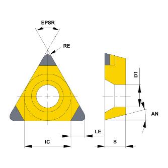 三菱マテリアル（株） 旋削用インサート(CBN) 仕上げ加工用ブレーカ付き BP-TPGH 仕上げ加工用ブレーカ付きＣＢＮインサート BP-TPGH110304SA3 BC8220
