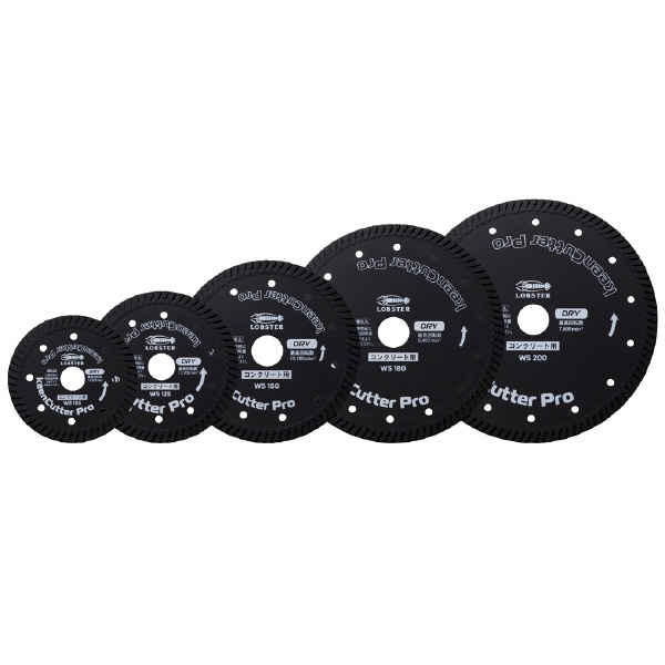 （株）ロブテックス ダイヤモンドホイール コンクリート全般用 WS ダイヤモンドホイール　コンクリート全般用 WS180