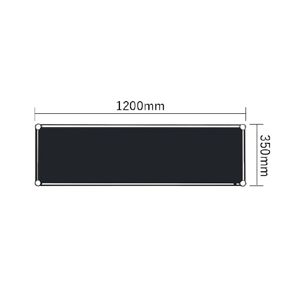 エレクター（株） フラットシェルフ ミドルブラック3段 W1200 フラットシェルフ　ミドルブラック３段 BS1M12035BK