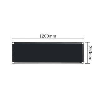 エレクター（株） フラットシェルフ ハイタイプブラック5段 W1200 フラットシェルフ　ハイタイプブラック５段 BS1H12035BK