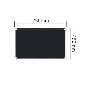 エレクター（株） フラットシェルフ ハイタイプブラック5段 W750 フラットシェルフ　ハイタイプブラック５段 BS1H7545BK