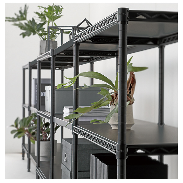 エレクター（株） フラットシェルフ W1200 1枚 フラットシェルフ　Ｗ１２００ブラック１枚 B1848FB1