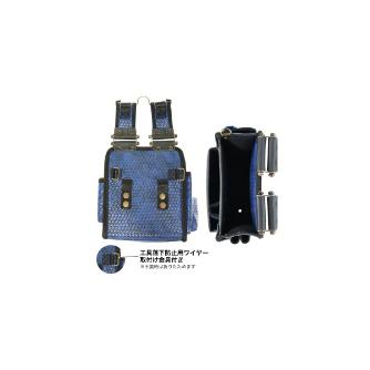 ジェフコム（株） バロンモデル 腰袋(2段) BRJ バロンモデル　腰袋（２段） BRJ-80-AZ