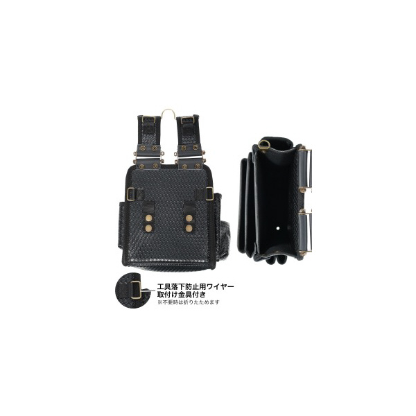 ジェフコム（株） バロンモデル 腰袋(3段) BRJ バロンモデル　腰袋（３段） BRJ-833-DK