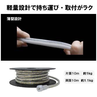 ＹＡＭＡＺＥＮ LEDテープ ユキヒョウフラッシュ ＬＥＤテープユキヒョウフラッシュ１０ｍＷ YA-YHFL-10(W)