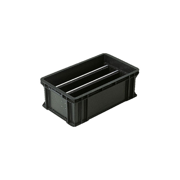 岐阜プラスチック工業（株） 導電性コンテナー CBC 導電性コンテナー CBC323-41 BK