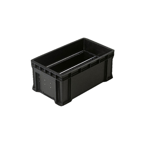 岐阜プラスチック工業（株） 導電性コンテナー CBC 導電性コンテナー CBC323-58 BK