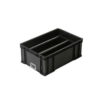 岐阜プラスチック工業（株） 導電性コンテナー CBC 導電性コンテナー CBC323-61 BK
