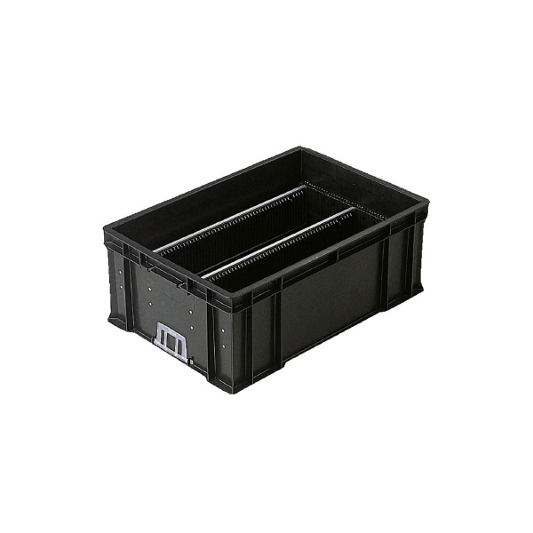岐阜プラスチック工業（株） 導電性コンテナー CBC 導電性コンテナー CBC323-61 BK