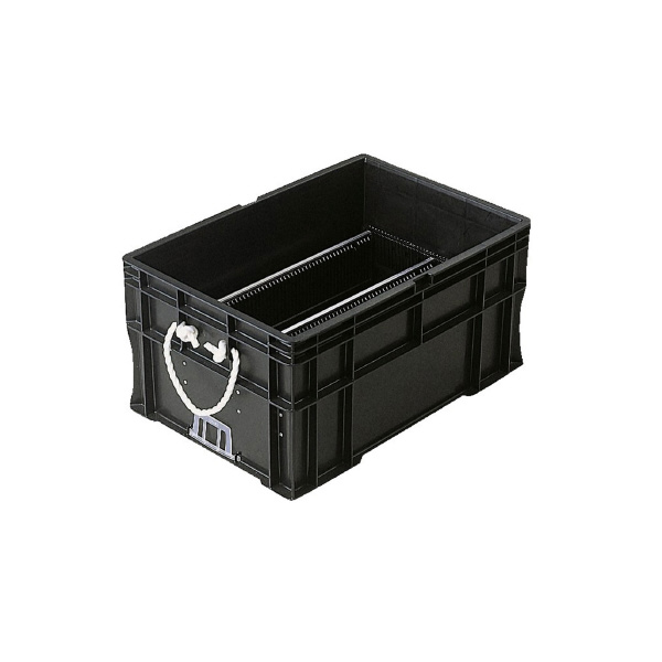 岐阜プラスチック工業（株） 導電性コンテナー CBC 導電性コンテナー CBC323-75 BK