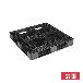 岐阜プラスチック工業（株） リスパレット JLタイプ JL リスパレット　ＪＬタイプ JL-D4･1111F-2 BK