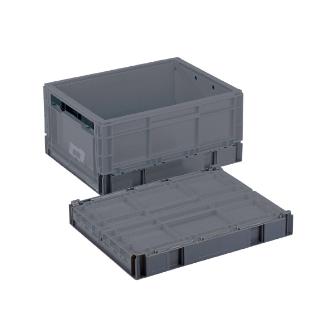 岐阜プラスチック工業（株） RSコンテナー RS 折りたたみコンテナー RS-BB23S GY