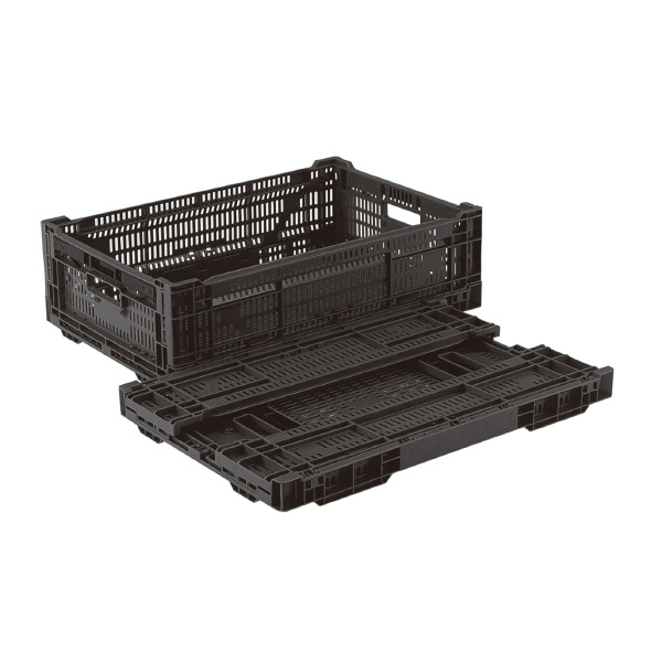 岐阜プラスチック工業（株） RSコンテナー RS 折りたたみコンテナー RS-MM33S BK